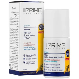 رول آن لوسیون ضد آفتاب SPF50 پریم